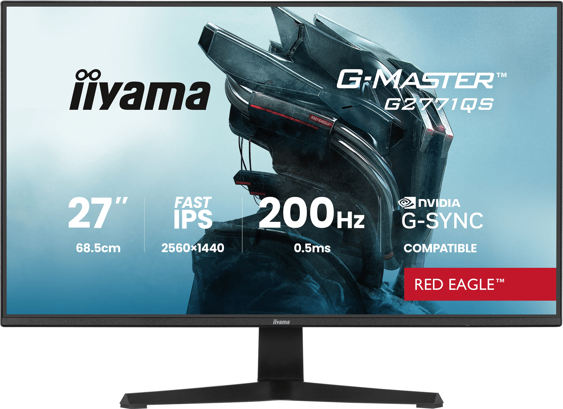 IIYAMA G2771QS-B1 27″ Fast IPS Wide Quad HD HDMI Altavoces