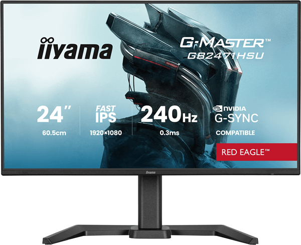 MONITOR IIYAMA GB2471HSU-B1 23.8″ Fast IPS 1920 x 1080 HDMI Altavoces