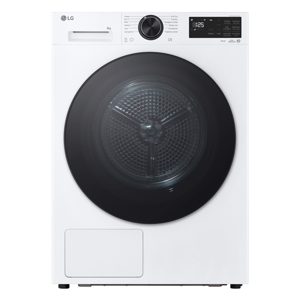 SECADORA CON BOMBA DE CALOR LG RHX7010TLB 10 KG C BLANCO