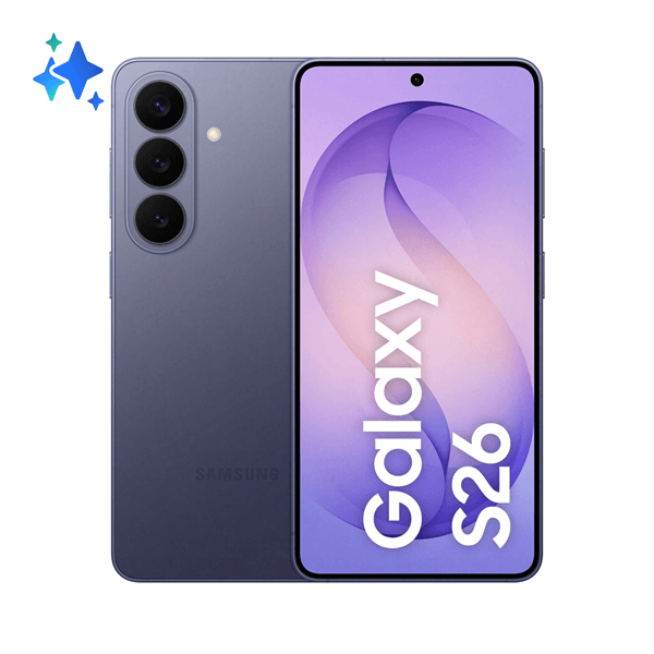 Móvil – Samsung Galaxy S26, Violeta, 256 GB, 12 GB RAM , 6.3″ FHD+, Exynos 2600, 4300 mAh, Android 16