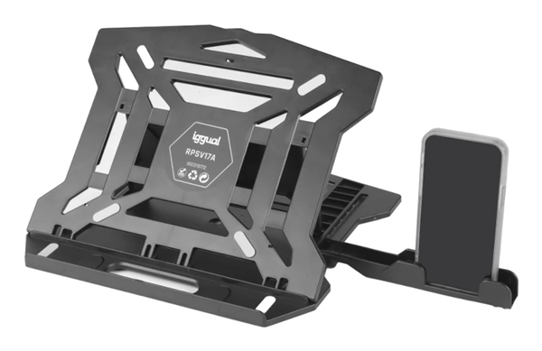 iggual Soporte ordenador portátil + móvil RPSV17A