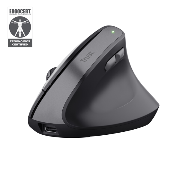 RATON ERGONOMICO INALAMBRICO RECARGABLE USB-C BAYO II