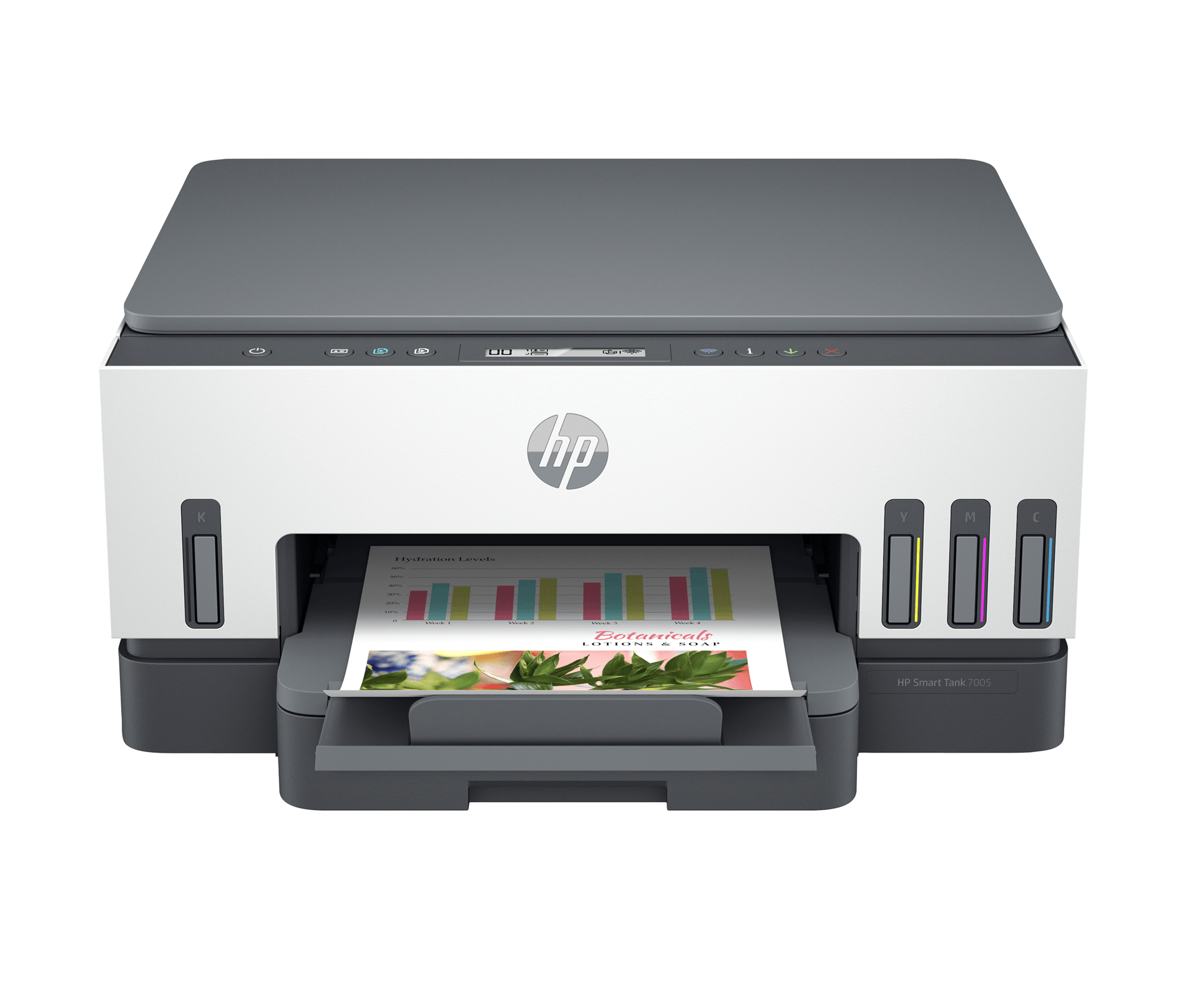 HP Smart Tank Multifunción A4Wifi Thermal Inkjet Dúplex Smart Tank 7008 Inalámbrico All-in-One Color Impresora, Up to 2 Years of ink included; Two-sid