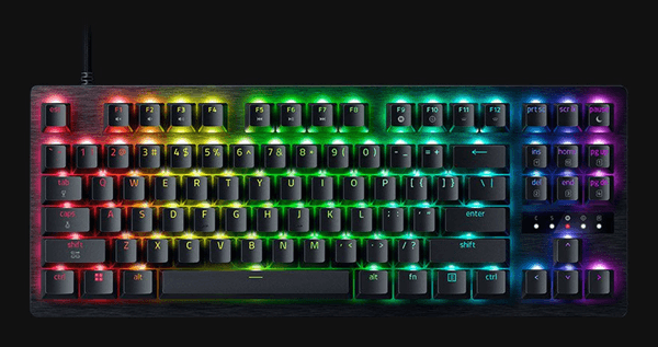 TECLADO RAZER HUNTSMAN V3 TENKEYLESS 8KHZ (USA) (RZ03-05750100-R3M1)
