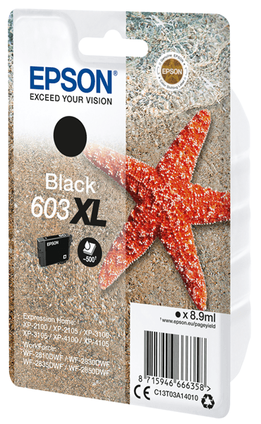 CARTUCHO EPSON NEGRO 603XL