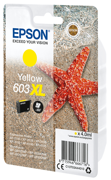 CARTUCHO EPSON AMARILLO 603XL