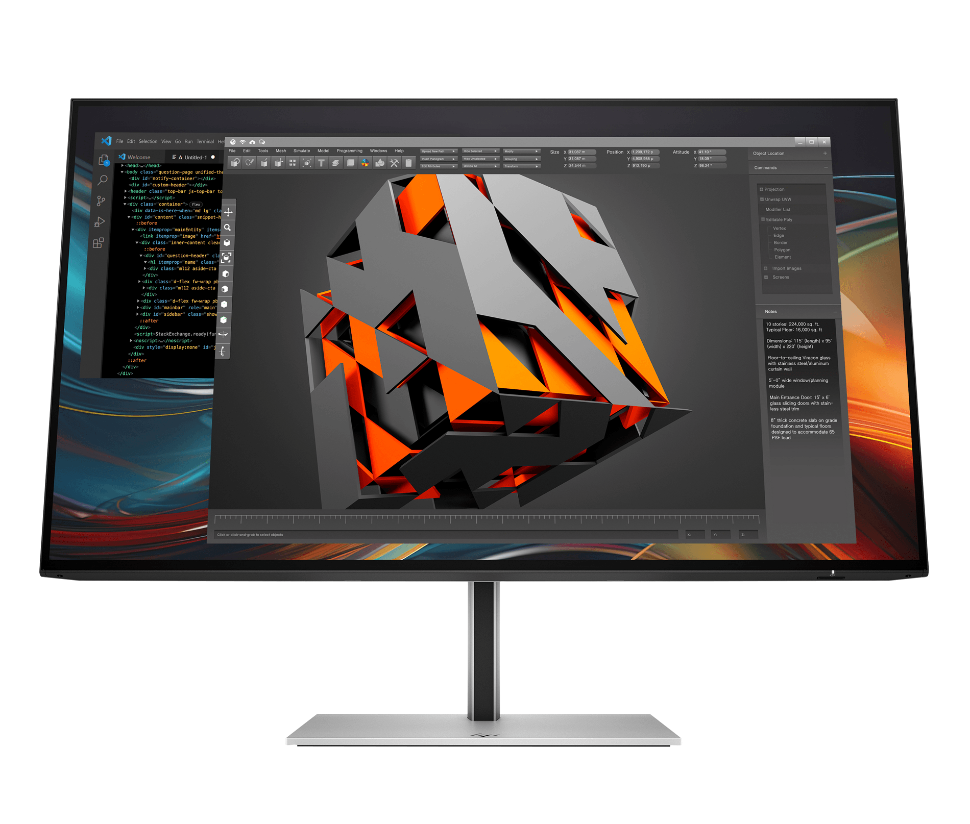 HP Monitor FHD HP serie 7 Pro de 23,8 pulgadas - 724pf 23.8" LCD IPS Full HD HDMI