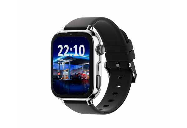 SaveFamily SaveWatch Plus 2 Reloj Inteligente para ni os 4G Esfera Plata correa silicona Negra