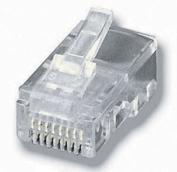 KIT 100 CONECTORES RJ45 EQUIP TELEFONIA 121151