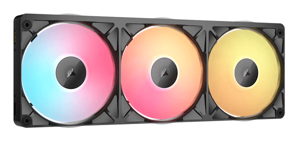Kit Ventiladores Corsair iCUE RX360 II RGB 3x120mm Hub Negro