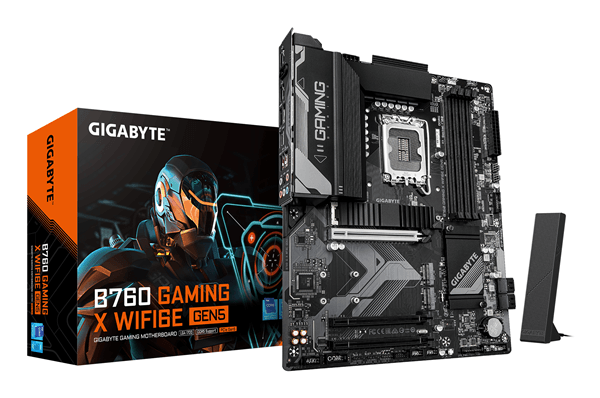 GIGABYTE Intel B760 GAMING X WIFI6E GEN5 Placa Base – Compatible con procesadores Intel Core 14ª generación, VRM de 8+1+1 fases, hasta 5600 MHz DDR5,
