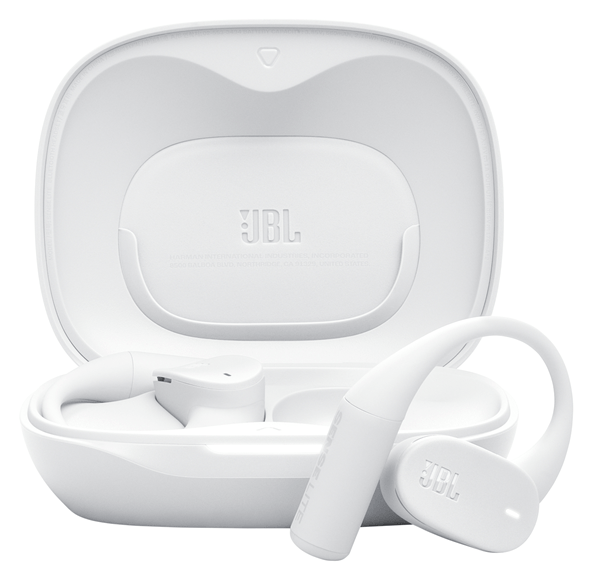 Auriculares conducción de aire – JBL Sense Lite, Autonomía 32 h, IP54, OpenSound, 4 micrófonos, Blanco