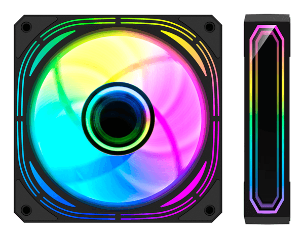VENTILADOR 12CM COOLBOX INFINITY PRO A-RGB KIT 4 VENTILADORES