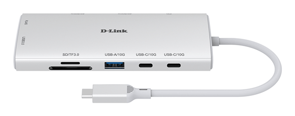 D-Link DUP-A01 Hub USB-C 10 en 1 2xHDMI