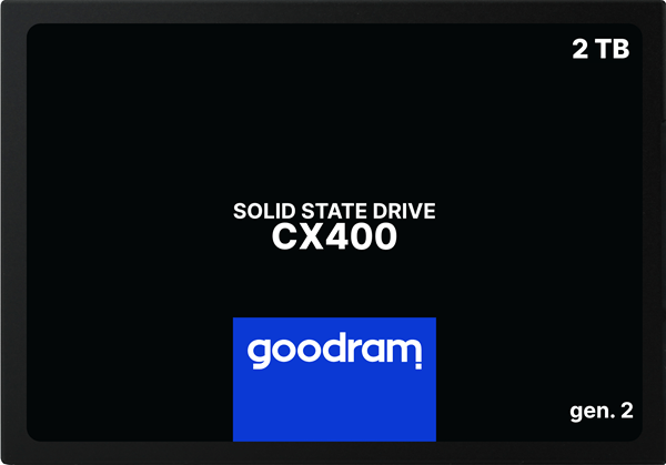 GOOD RAM CX400 SSDPR-CX400-02T-G2 SSD 2048GB 2.5" 550MB/s 6Gbit/s Serial ATA III