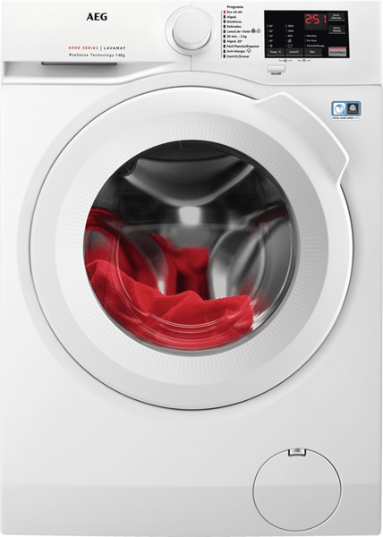 LAVADORA CARGA FRONTAL AEG LFA6I8272A 8 KG 1200 RPM A BLANCO