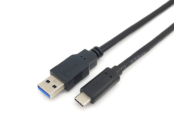 CABLE USB-A MACHO USB-C MACHO USB 3.2 2M TRANSFERENCIA 5G 3A COLOR NEGRO