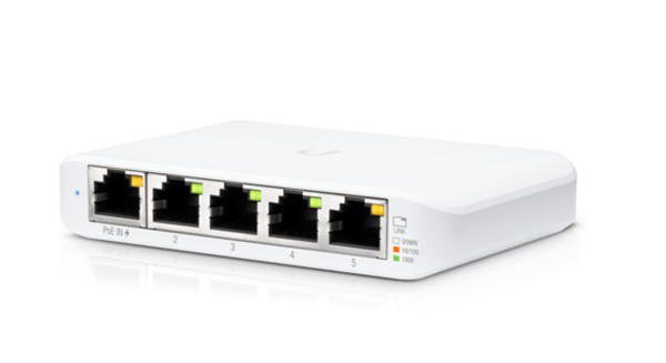 Ubiquiti Unifi USW-Flex-Mini Switch Gest 5xGbE