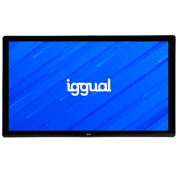 IGGUAL Monitor LED táctil capacitivo FHD 43" IP65 43" IPS Full HD HDMI VGA Táctil