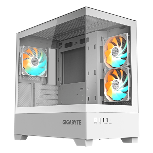 CAJA GIGABYTE M-ATX C201PI 3XVENT 120MM BLANCA