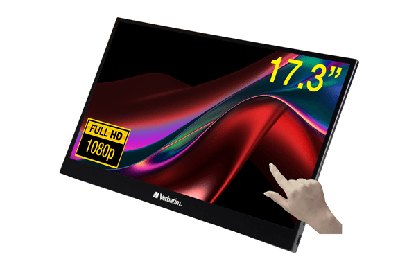 VERBATIM 49593 17.3" LCD TFT/IPS Full HD HDMI Altavoces