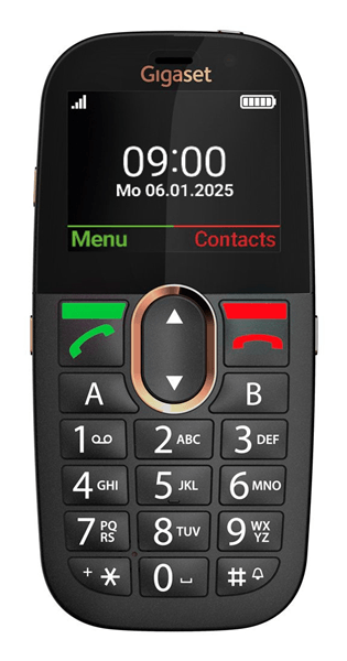 Gigaset Móvil Senior GL695 4G 2.31 Negro + Base
