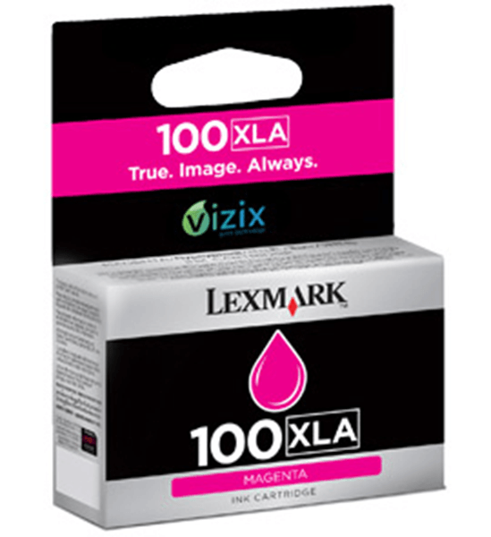 LEXMARK CARTUCHO INYECCION TINTA MAGENTA N?100 XLA VIZIX