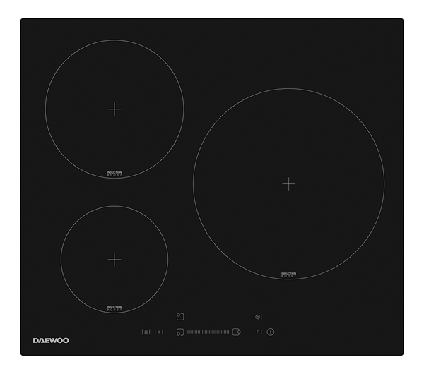 VITROCERAMICA INDUCCION DAEWOO BH6ISF31BNM-ES 3 ZONAS COCCION ANCHO 60 CM