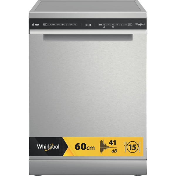 LAVAVAJILLAS 60 CM WHIRLPOOL W7F HS51 X B 15 CUBIERTOS INOX