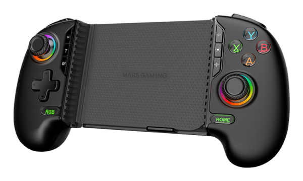 GAMEPAD BLUETOOTH MARS GAMING MGPXPRO BT+USB MULTIPLATAFORMA HALL EFFECT NEGRO