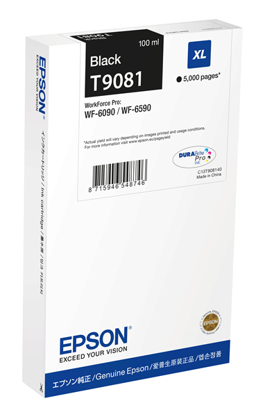 Epson WF-6590DWF/WF-6090DW Cartucho Negro XL