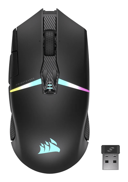 RATON GAMING CORSAIR NIGHTSABRE WIRELESS RGB