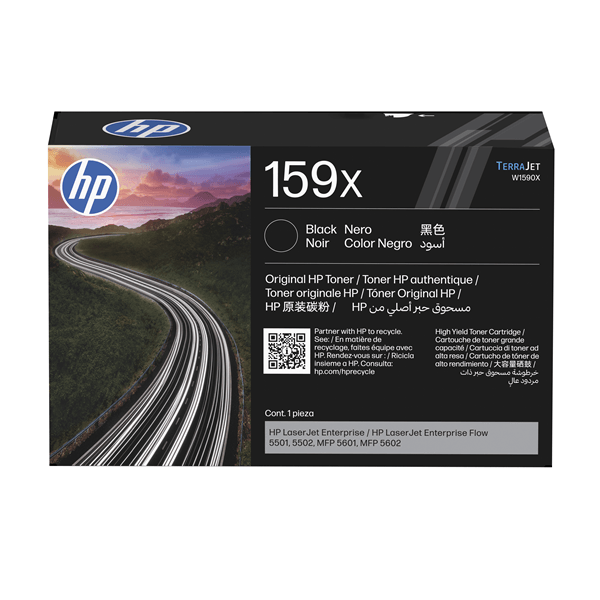 HP Toner negro 159X Alta para LaserJet Enterprise Flow 5501, MFP 5601 10000p