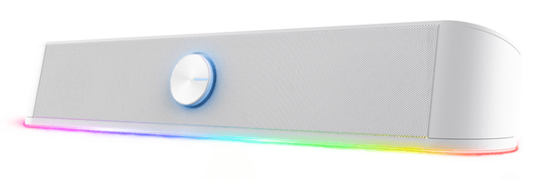 Barra de sonido – Trust GXT 619W THORNE, USB, Alámbrico, Con RGB, Blanco