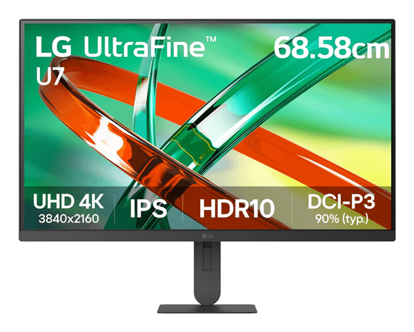 MONITOR LG 27" ULTRAFINE 27U710B-B: PANEL IPS, RESOLUCION 4K UHD, 60 HZ, HDR10, DCI-P3 90