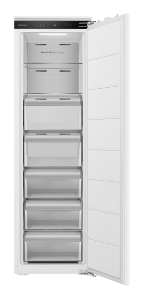CONGELADOR VERTICAL INTEGRABLE HISENSE FT3B213SAWE NOFROST E ALTO 177 CM 250 LITROS
