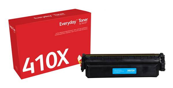 XEROX Everyday Toner para HP 410X Color LaserJet Pro M452. MFP M377(CF411X CRG046HC) Cian