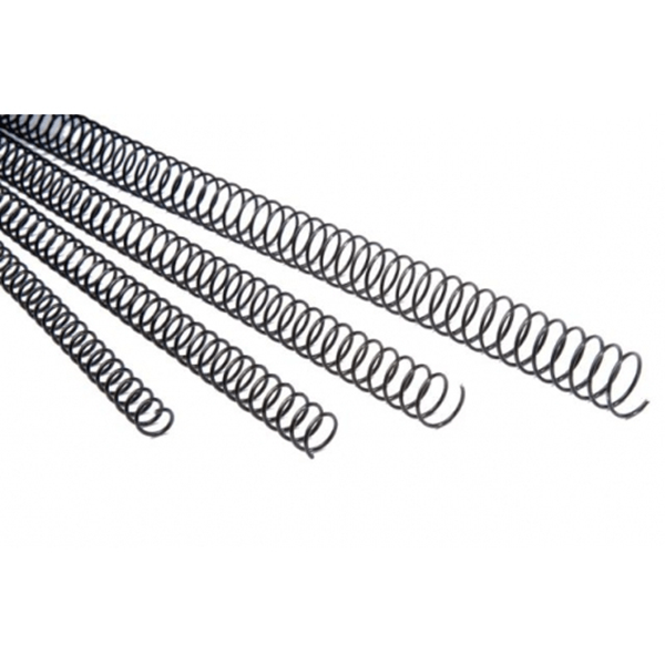 PACK 100 ESPIRAIS DE METAL 6 MM. COMPANHEIROS NEGROS 5110001