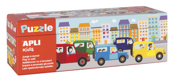 PUZZLE "PRIMERAS SUMAS" TRANSPORTES APLI 17196