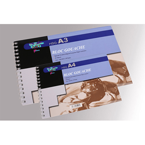 CUADERNO DIBUJO A3 GOUACHE 32 HJS. 160GMS. HSG WONDER ART BY PRYSE 6230042