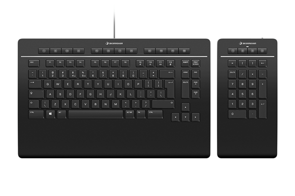 3DCONNEXION KEYBOARD PRO WITH NUMPAD EU (DE-GERMAN LAYOUT)