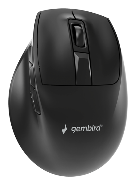 Gembird Ratón ergonómico inalámbrico de 9 botones