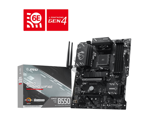 MSI AMD B550 GAMING WIFI6E Socket AM4