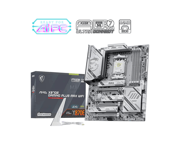 MSI Placa Base MAG X870E GAMING PLUS MAX WIFI ATX
