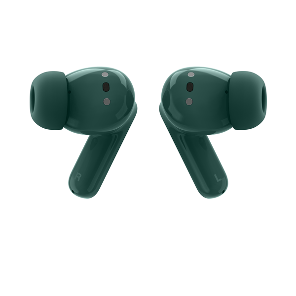 Auriculares True Wireless – Motorola Buds Bass, 9 h Autonomía, Cancelación ruido (ANC), Pantone Posy Green