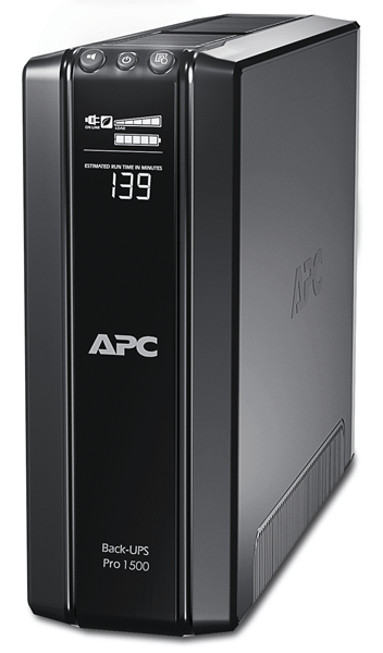 SAI APC Power Saving BACK-UPS, BR1500GI, 1500V, 230W - Negro