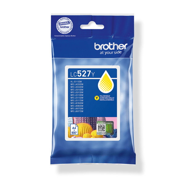 BROTHER Cartucho de tinta amarillo LC527Y 900 paginas