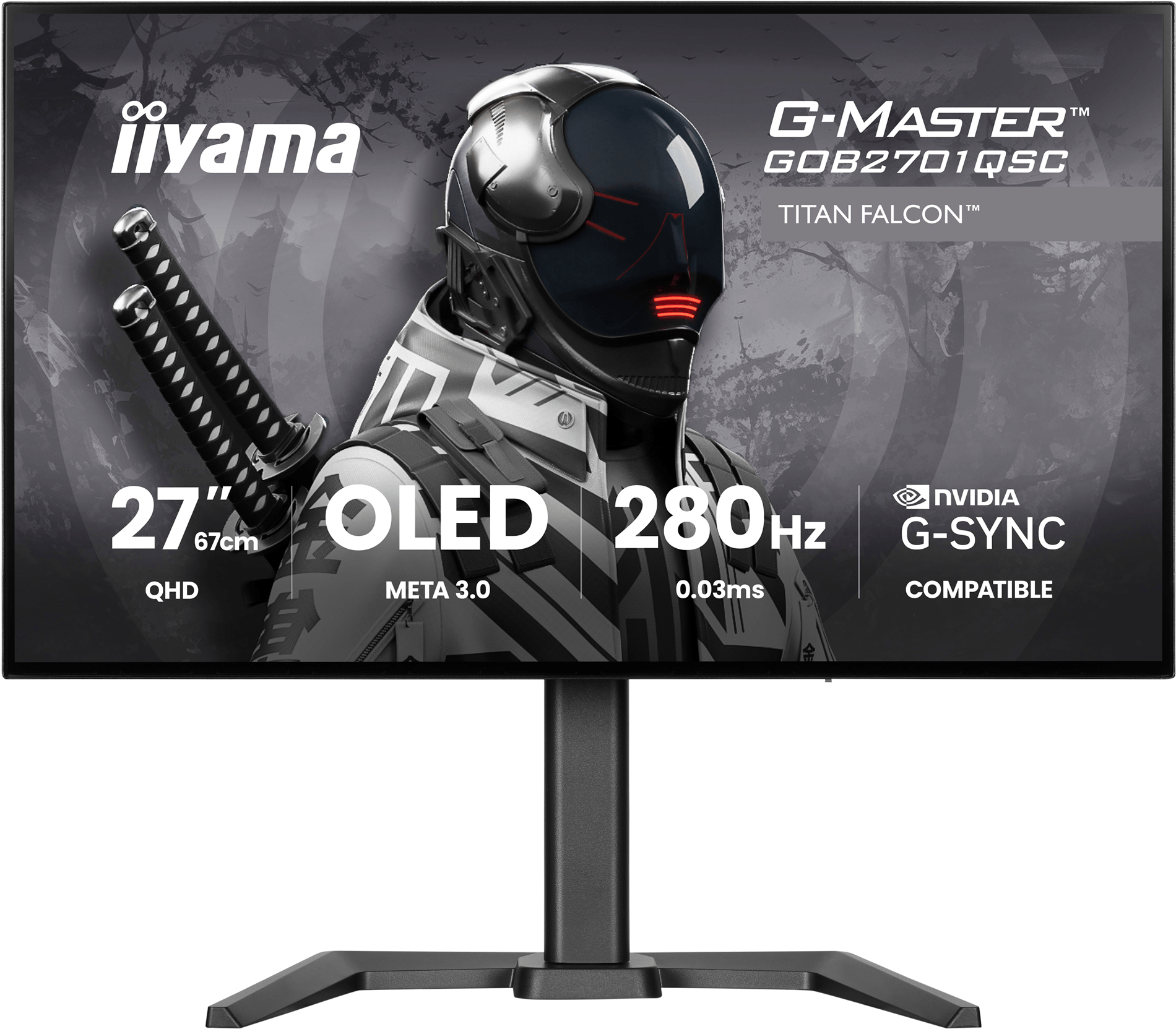 MONITOR IIYAMA GOB2701QSC-B1 G-MASTER 27" WOLED 2560 x 1440 HDMI Altavoces