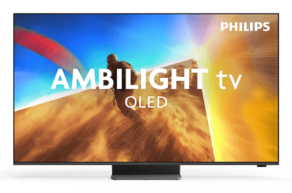 TV Philips 43PQS8701 4K QLED 43 Ambilight P5 Perfect Picture Smart TV Titan OS Dolby Atmos HDR10+