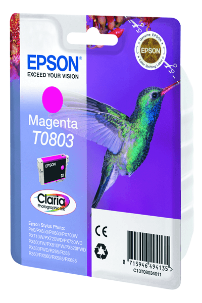 CARTUCHO EPSON MAGENTA T0803 C13T08034011